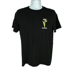 Old Navy Mens Black Soft-Washed Paradise Print T-Shirt Size S